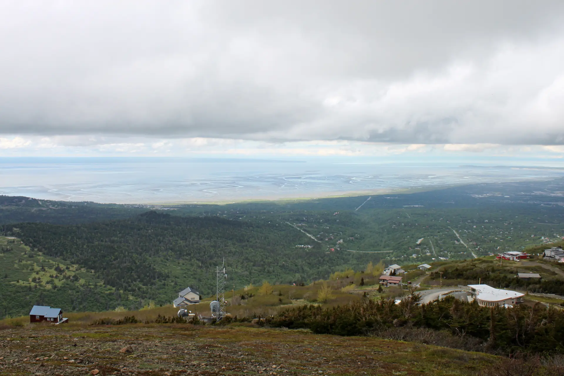 The Chugach range behind northeast Anchorage, Alaska