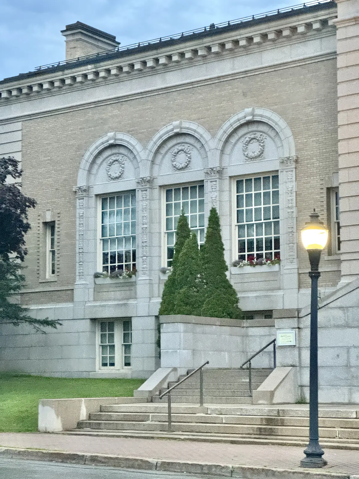 The Bangor Public Library near the Little City neighborhood in Bangor, Maine