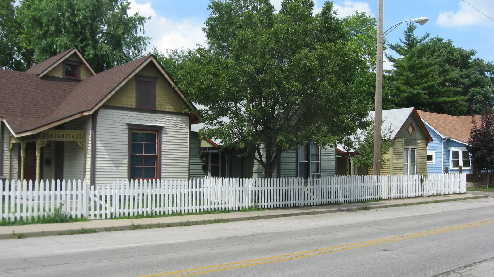 Older frame houses on the near south side of Indianapolis, the pre-1950 core stock behind most decisions to sell a house that needs repairs in Indianapolis