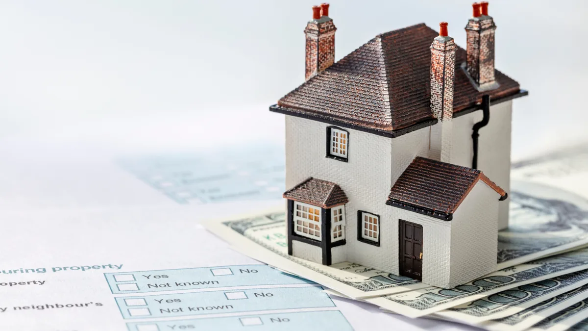 Illustration of selling an inherited house