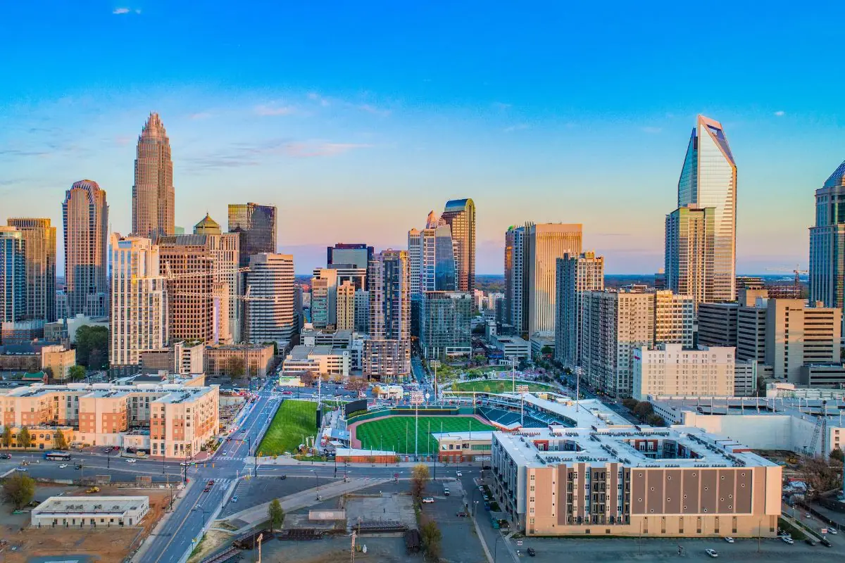Charlotte North Carolina residential neighborhood