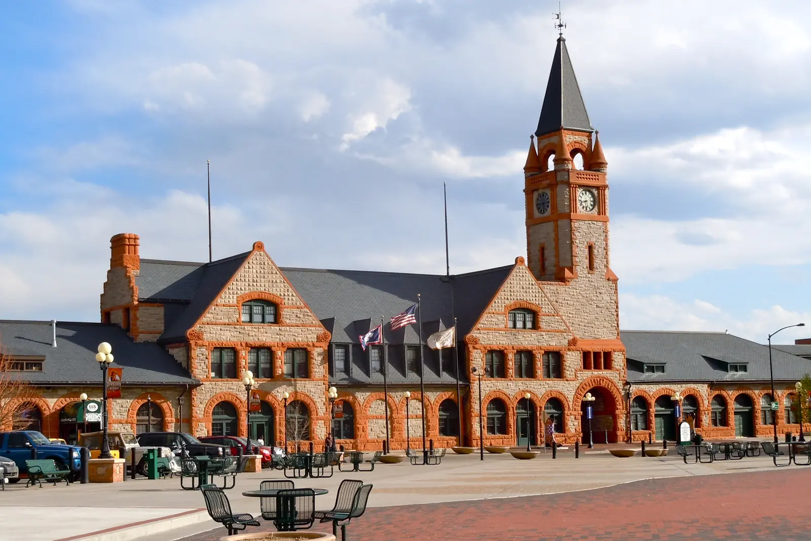 The historic Union Pacific Depot in downtown Cheyenne