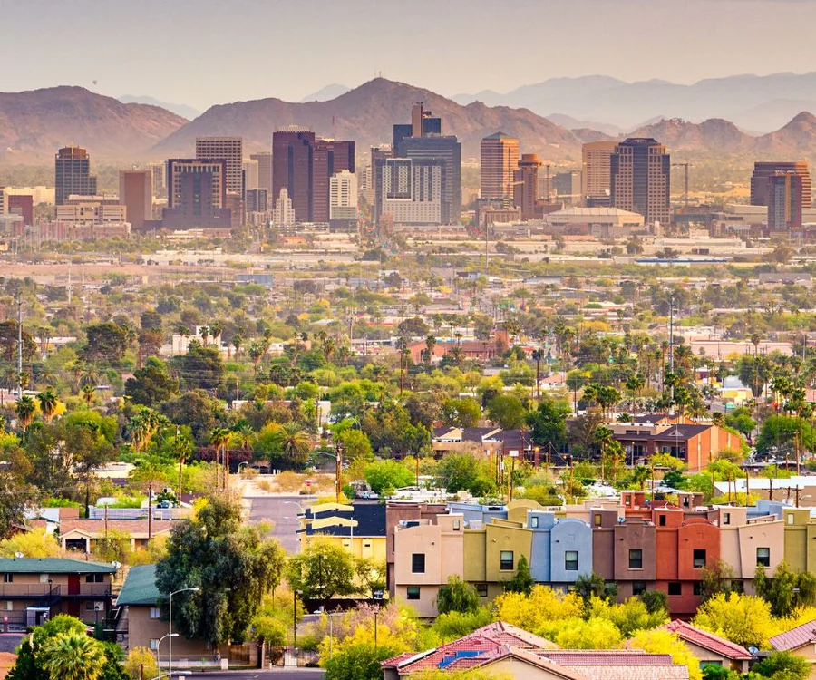Phoenix Arizona downtown skyline
