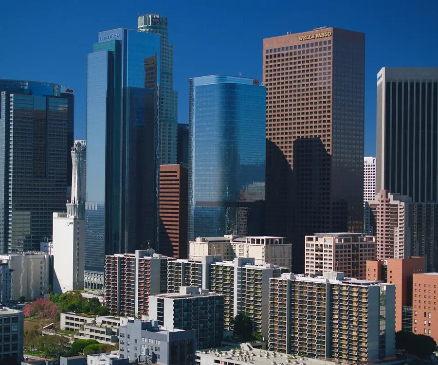 Downtown Los Angeles California skyline