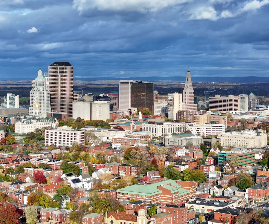 Hartford Connecticut skyline