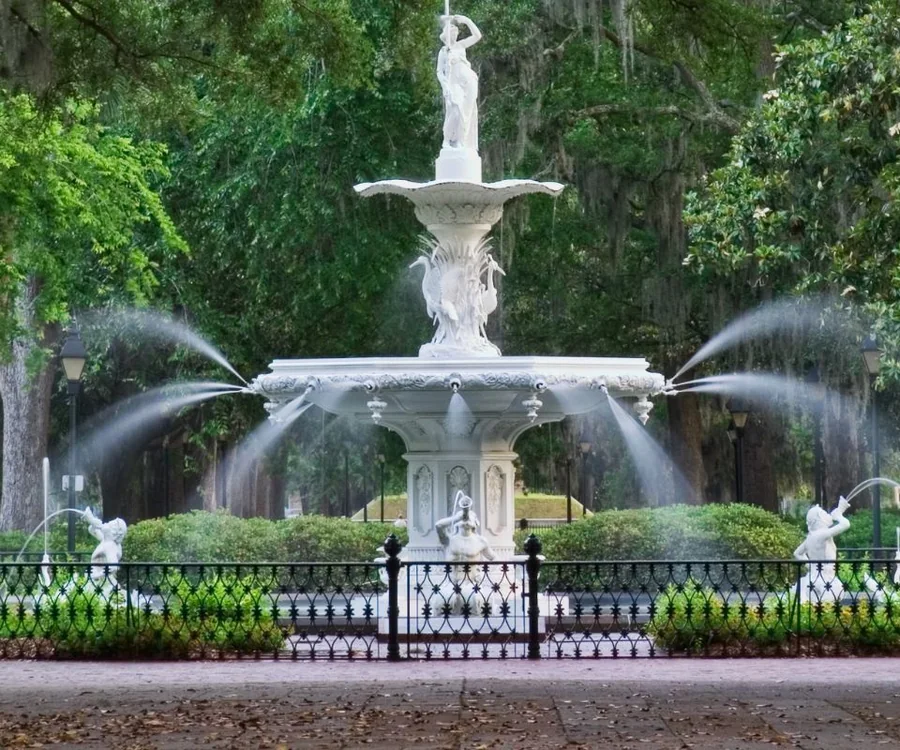 Savannah Georgia Forsyth Park fountain