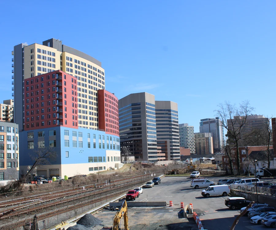 Downtown Silver Spring Maryland streetscape