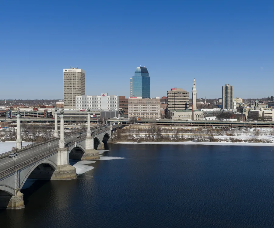 Springfield Massachusetts skyline