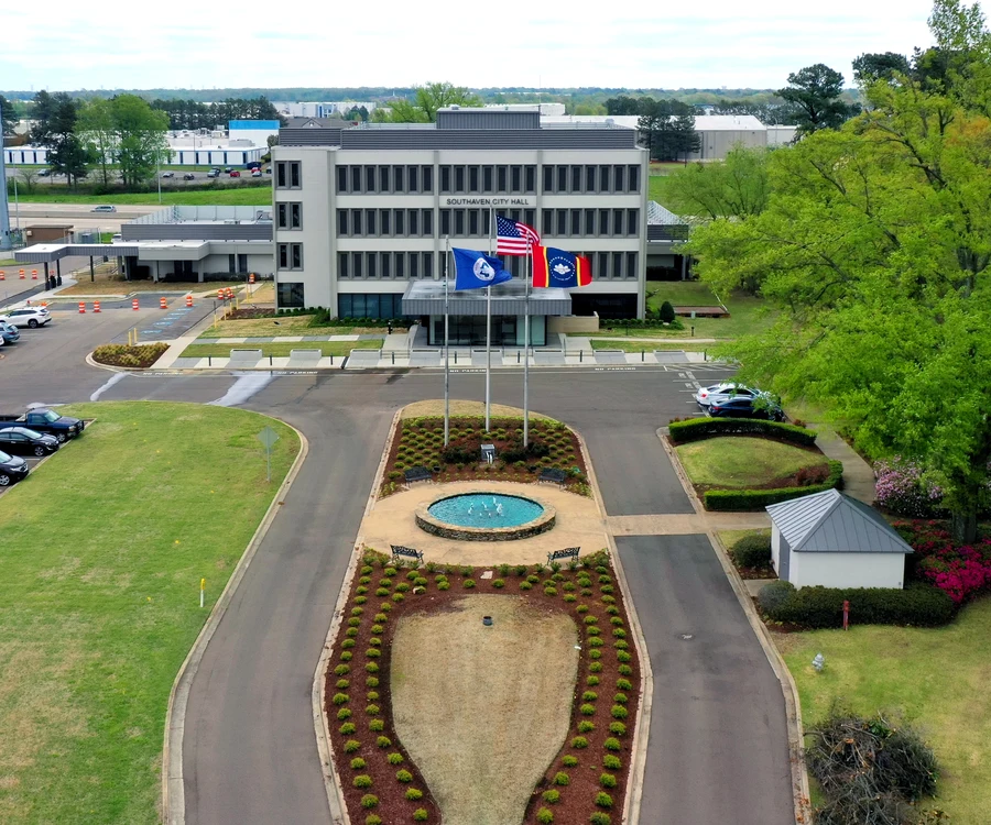 Southaven Mississippi City Hall in DeSoto County