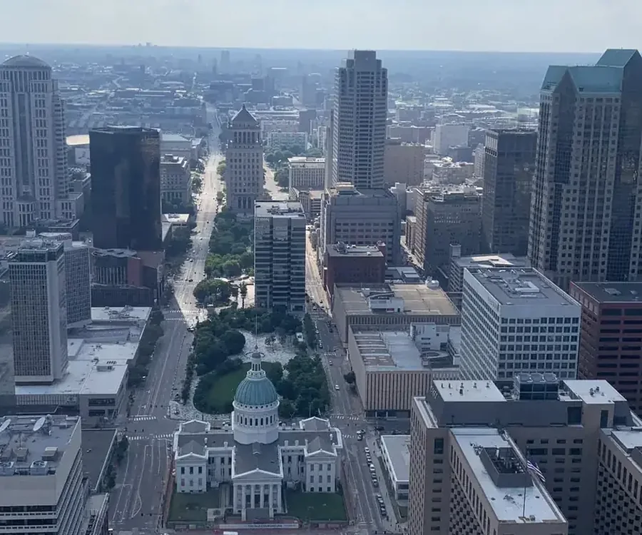 St. Louis Missouri downtown skyline