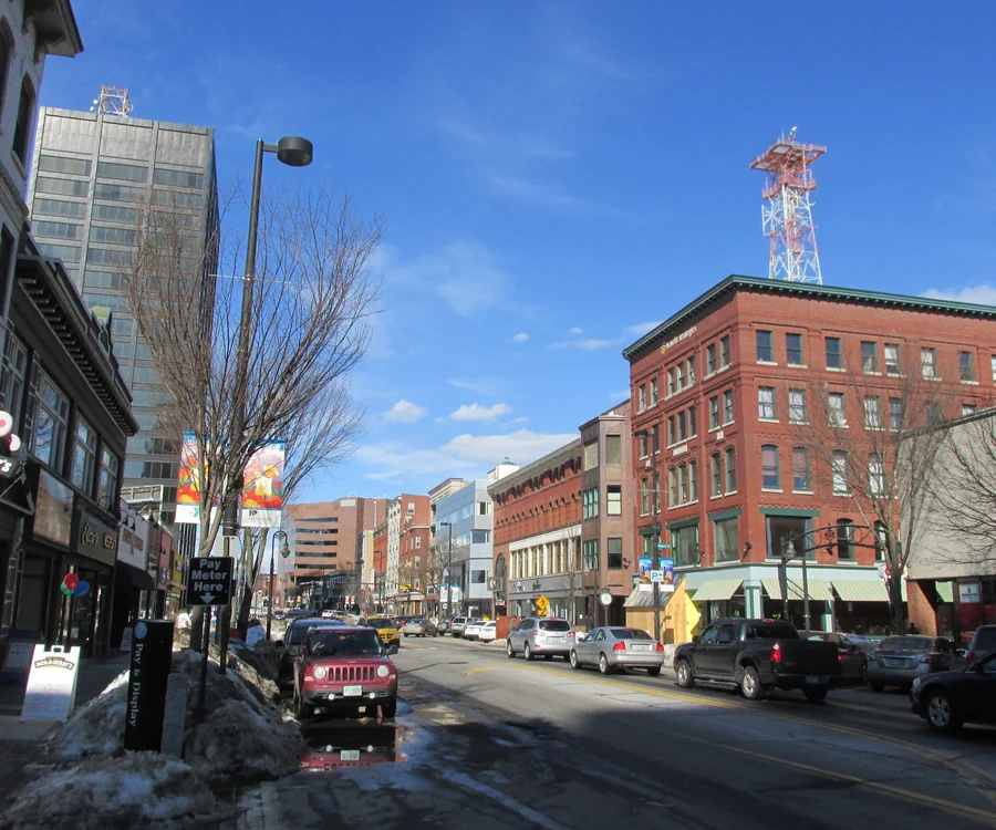 Manchester New Hampshire downtown