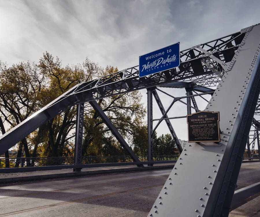 Sorlie Bridge at Grand Forks North Dakota