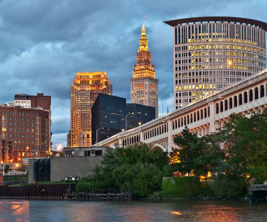 Cleveland Ohio skyline
