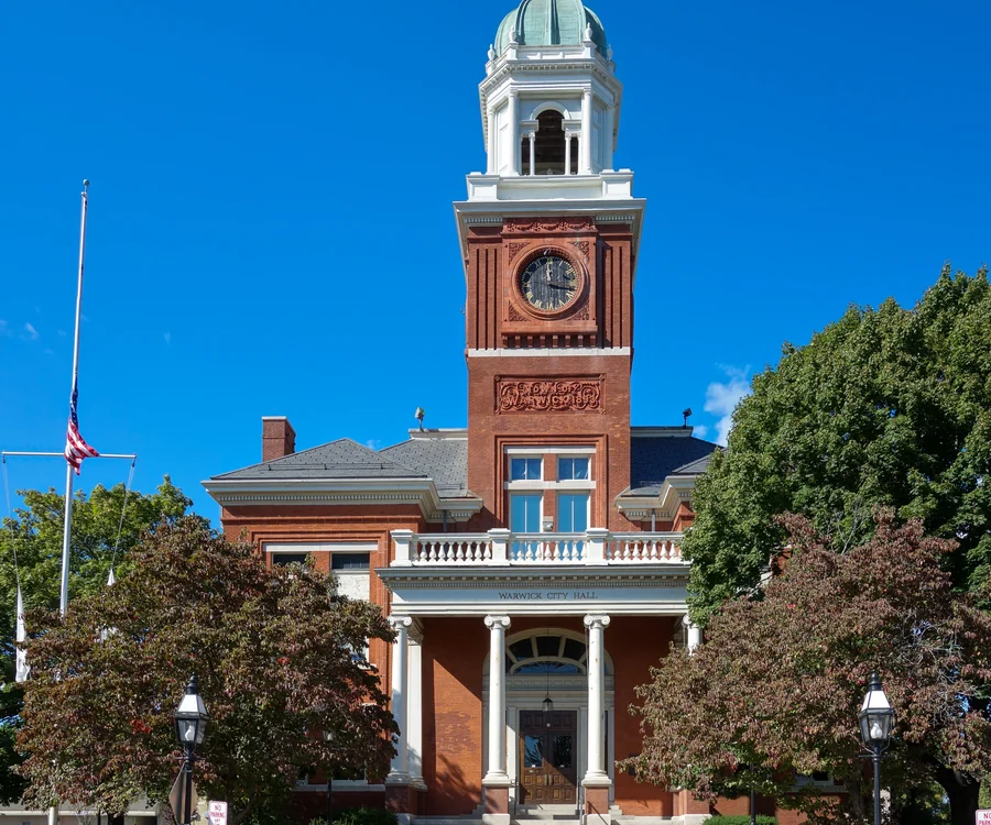 Warwick City Hall in Warwick, Rhode Island