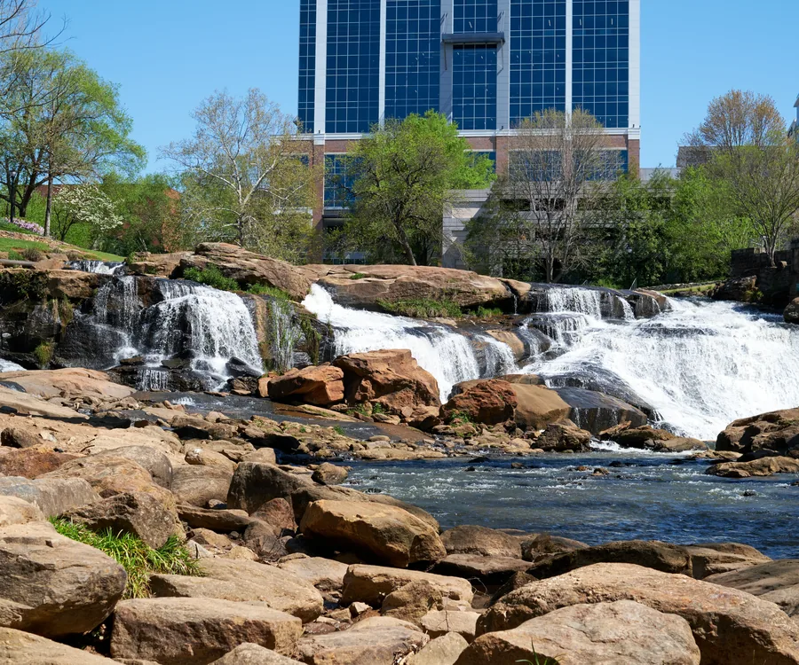 Greenville South Carolina Falls Park on the Reedy River