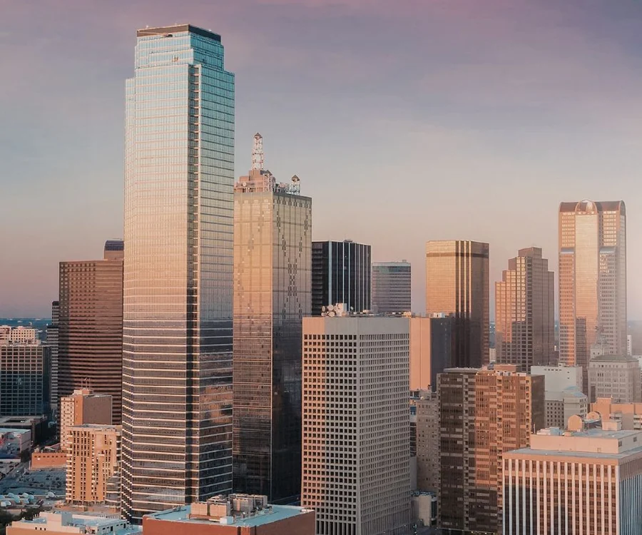 Dallas-Fort Worth Texas skyline