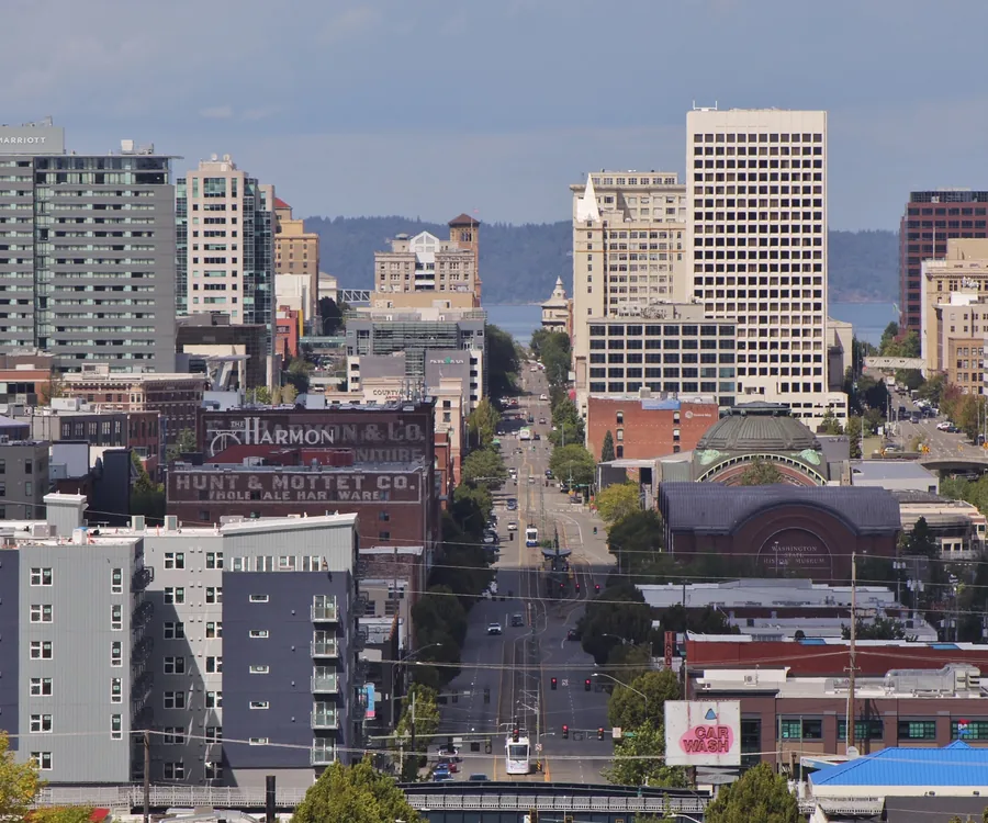 Tacoma Washington downtown skyline