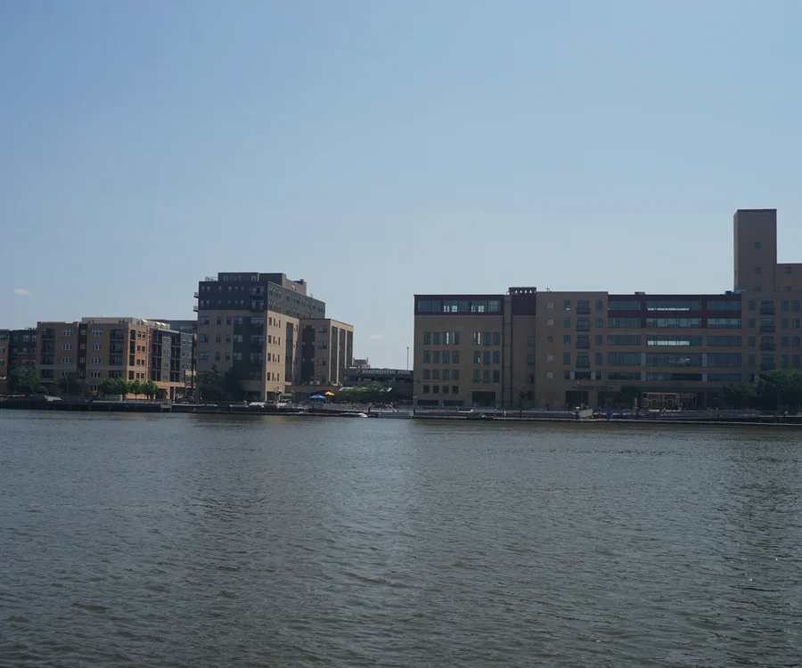 Green Bay Wisconsin along the Fox River