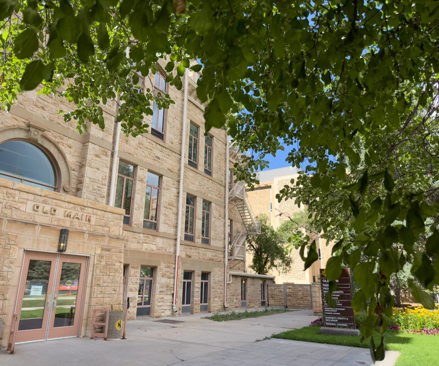 Old Main building at the University of Wyoming in Laramie