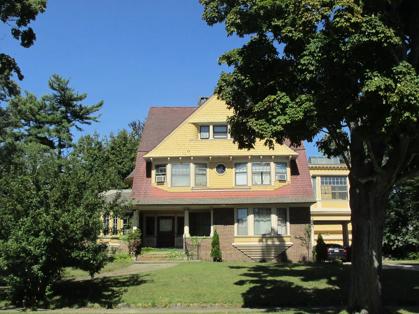 A historic house in the Edgewood section of Cranston, Rhode Island
