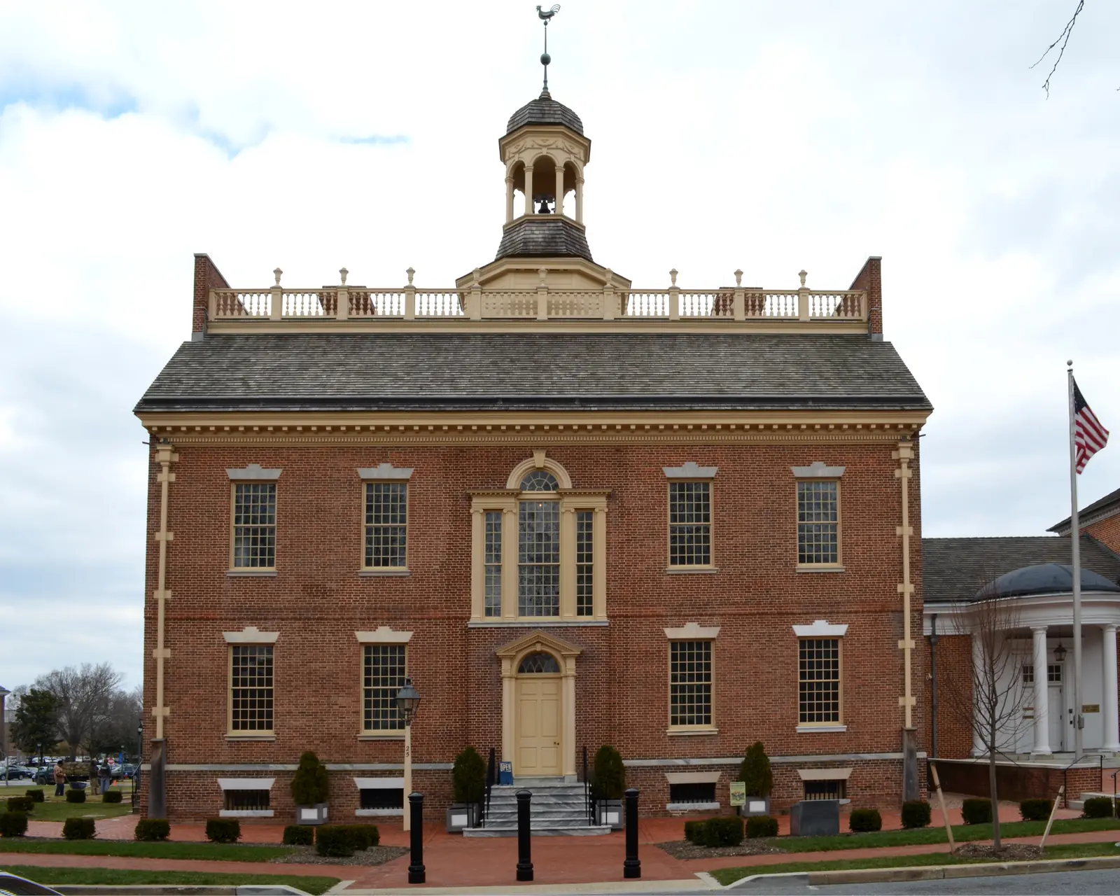 The Old State House on The Green in downtown Dover, Delaware