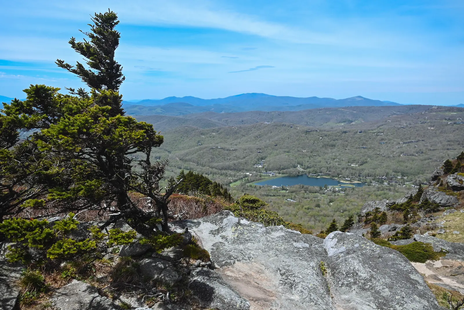 The High Country from Grandfather Mountain, the landmark peak facing Beech Mountain