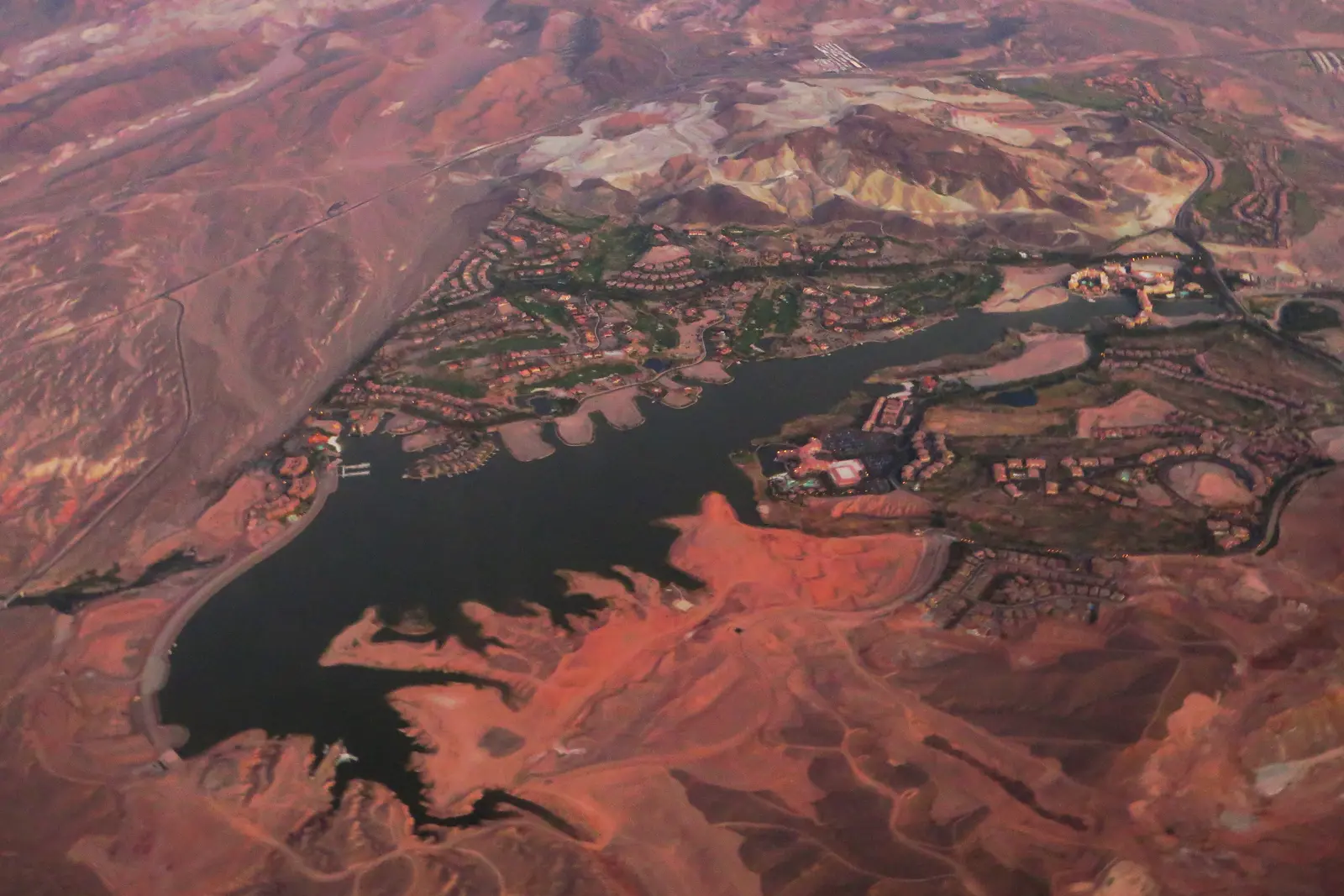 The Lake Las Vegas waterfront in Henderson, Nevada