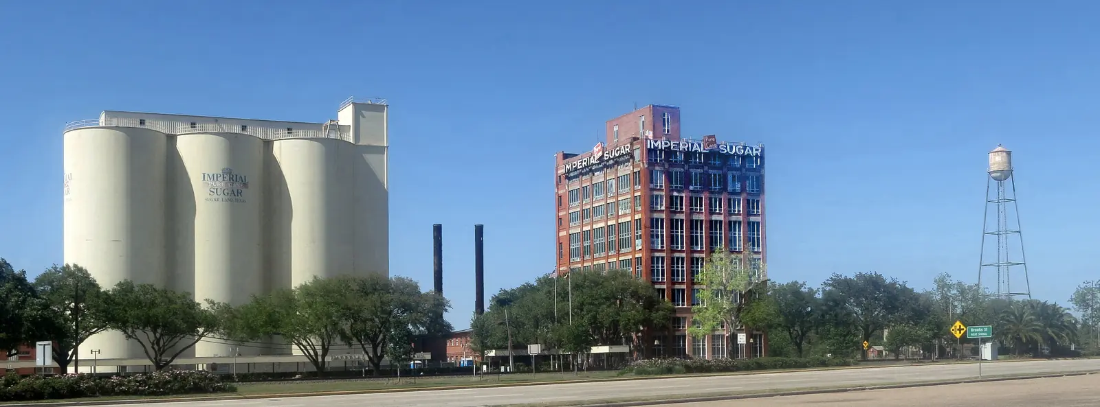 Imperial Sugar refinery and char house in Sugar Land Texas