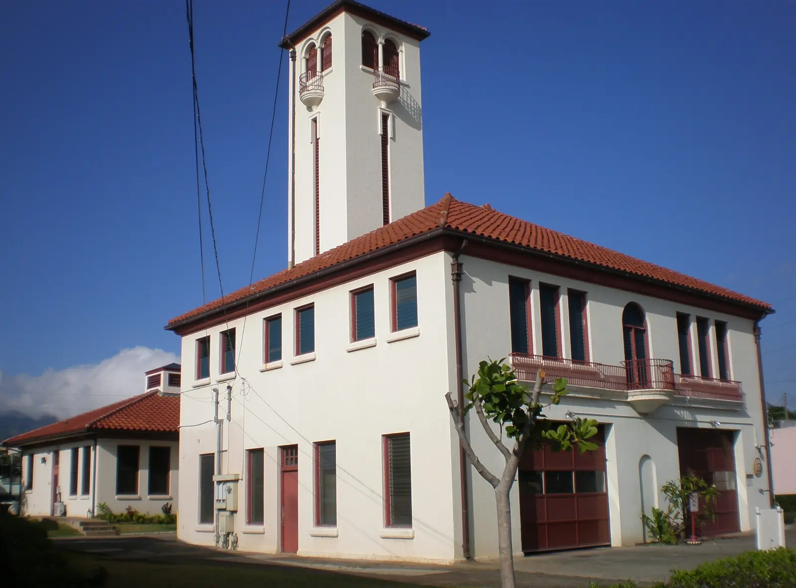The historic Kalihi Fire Station on North King Street in Honolulu