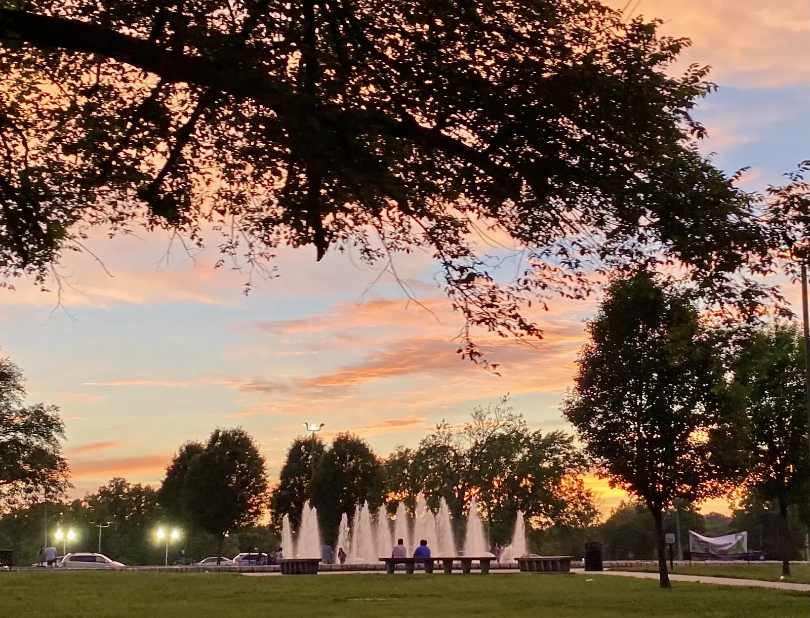 Kessler Park and the North Terrace concourse in the Historic Northeast of Kansas City
