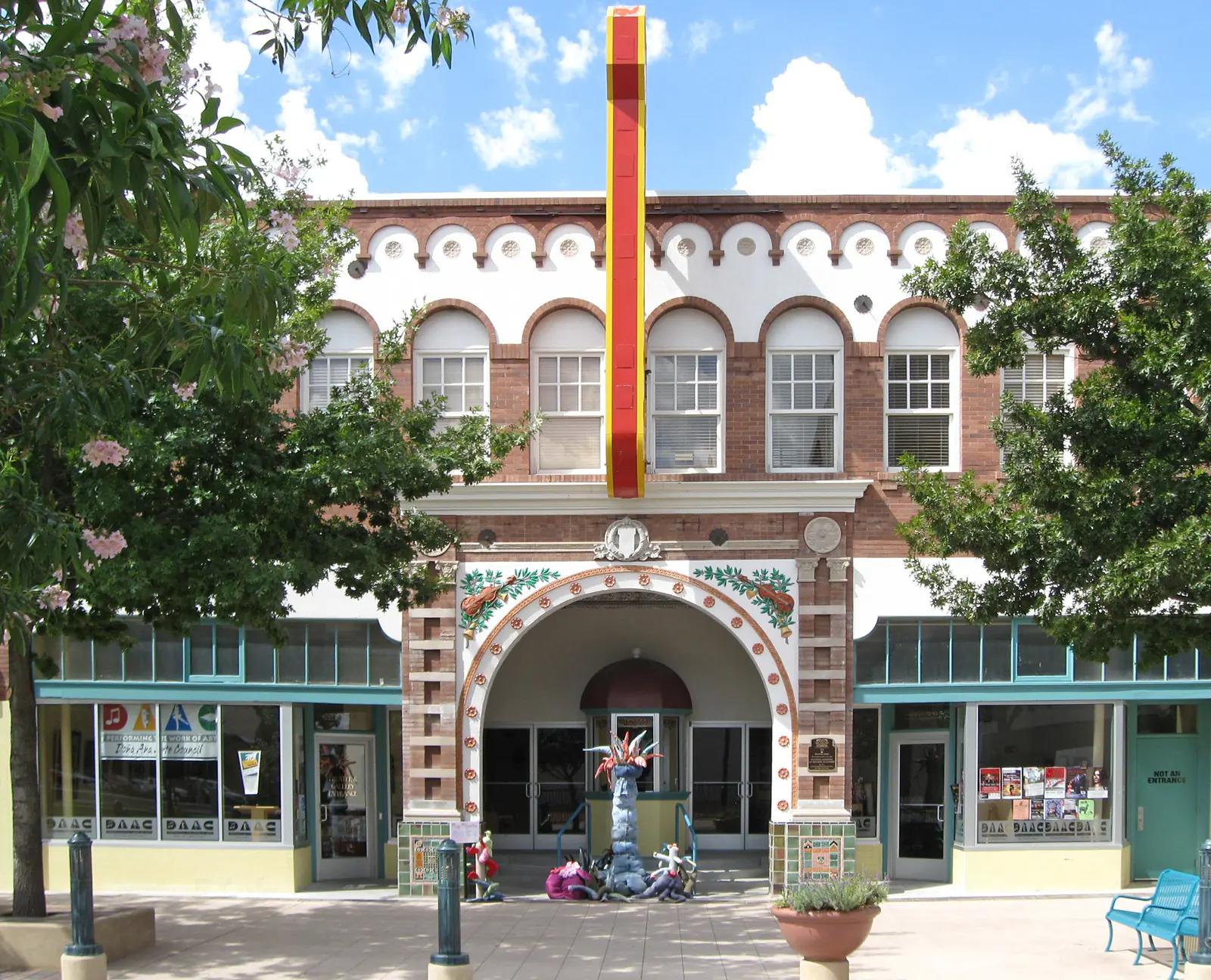 The historic Rio Grande Theatre in downtown Las Cruces near the Alameda-Depot district