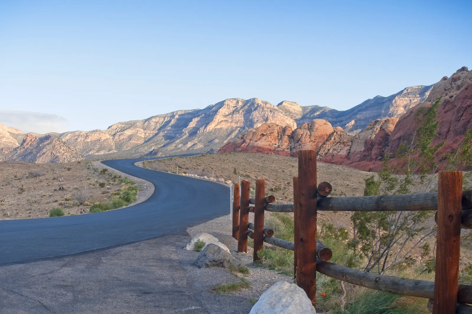 Red Rock Canyon on the western edge of Summerlin, Las Vegas