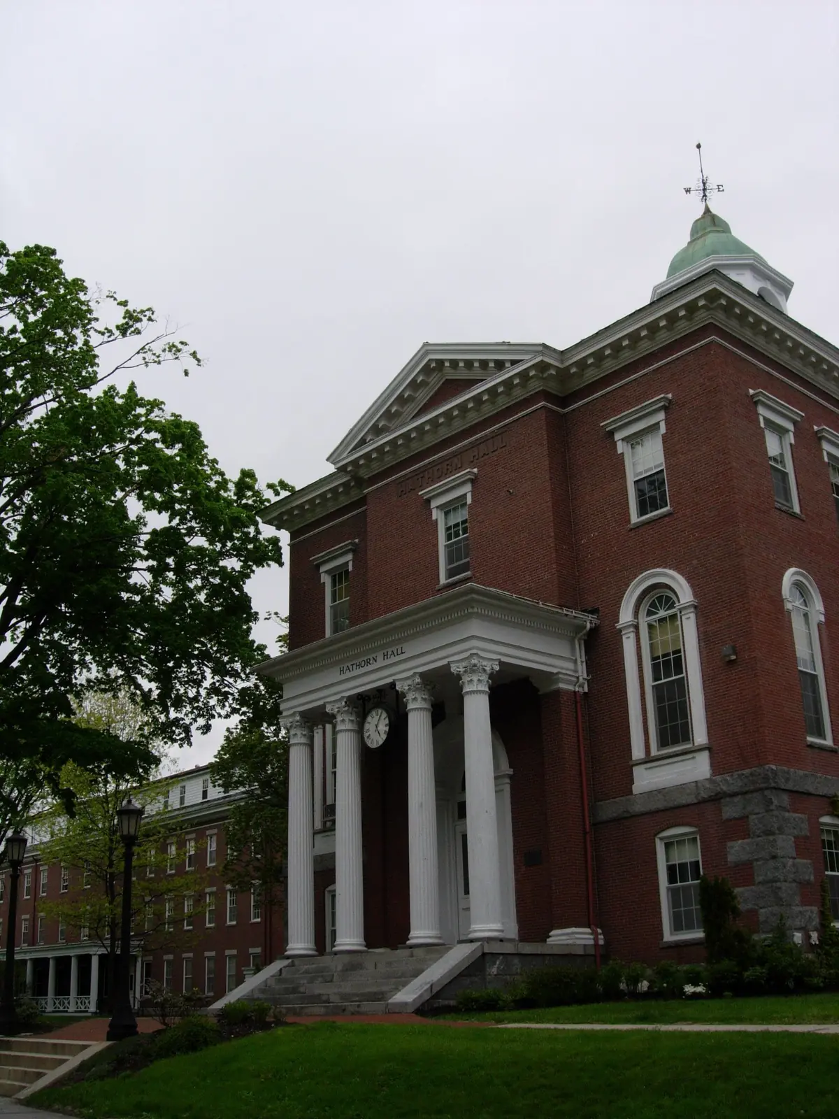Bates College campus in Lewiston, Maine