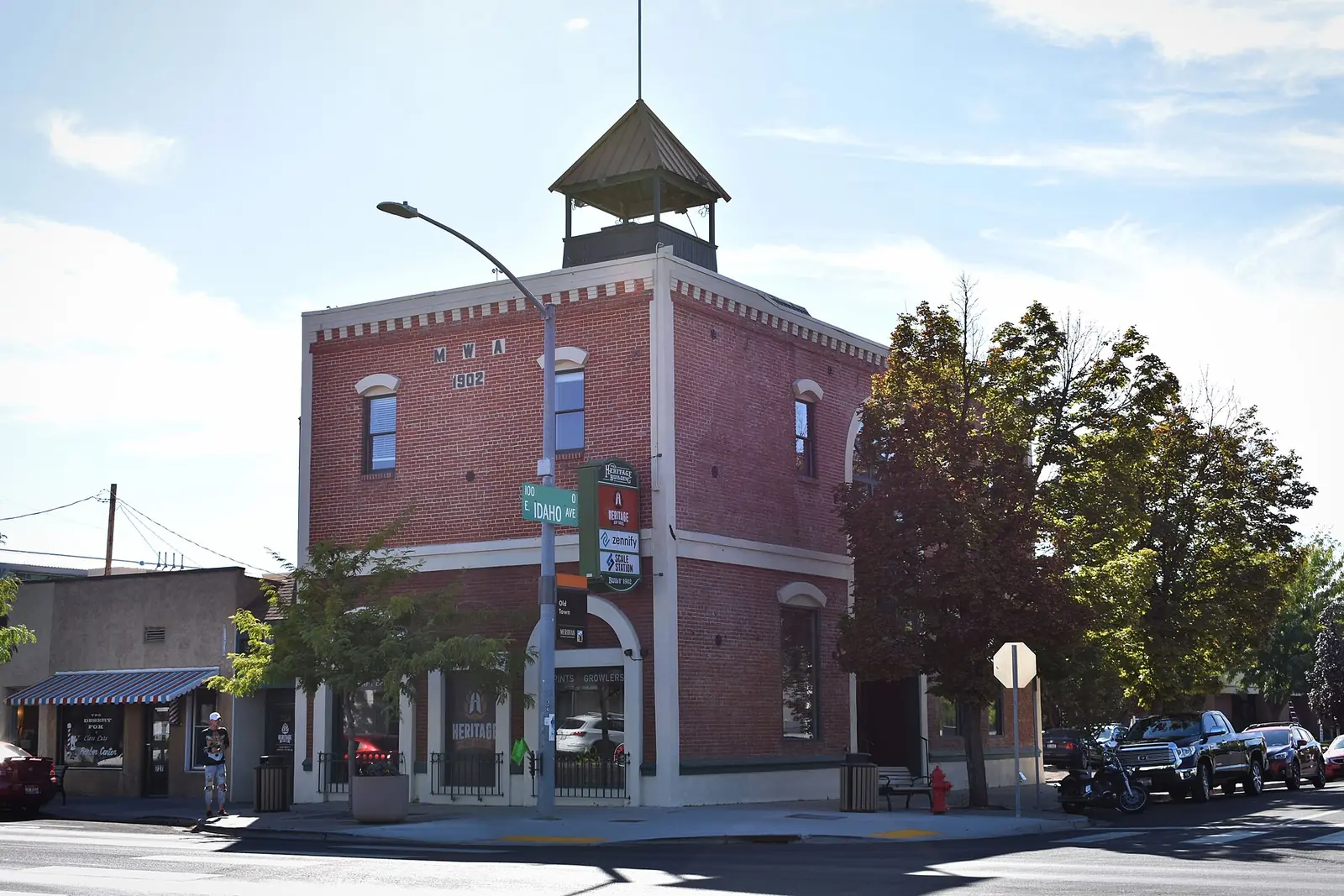Historic commercial building in downtown Meridian, Idaho