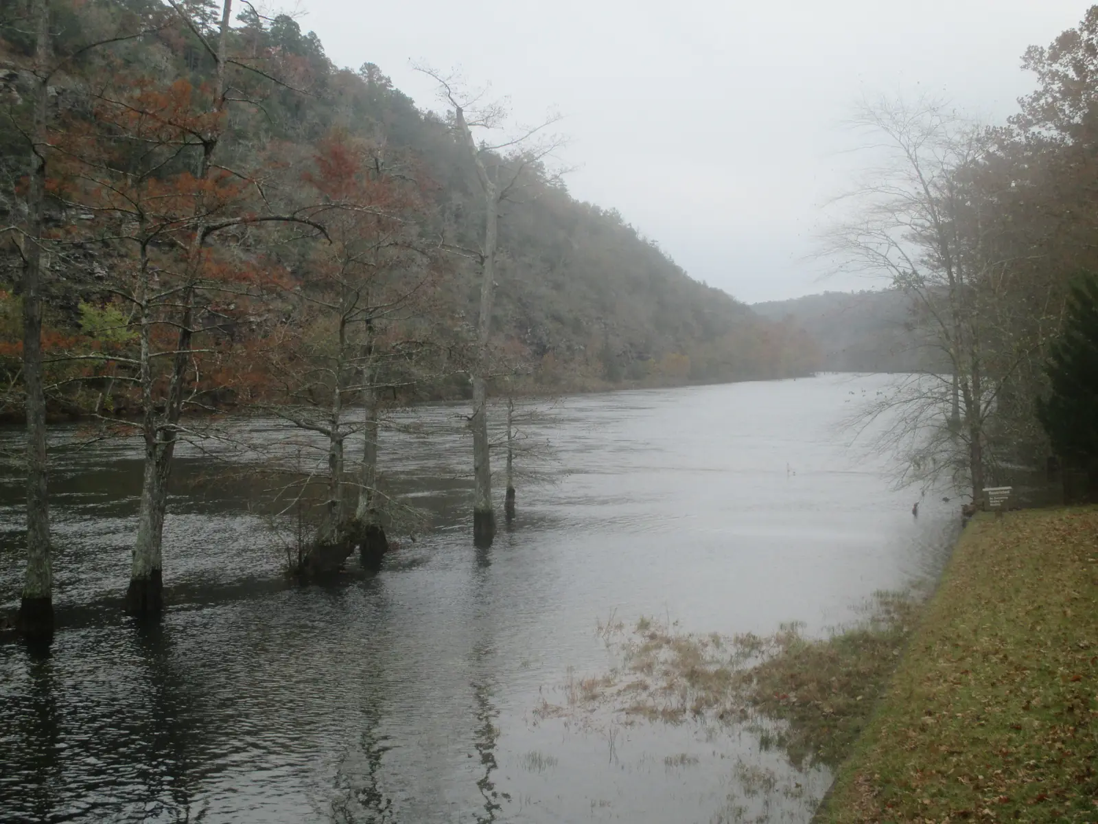 the Mountain Fork River at Beavers Bend near Broken Bow