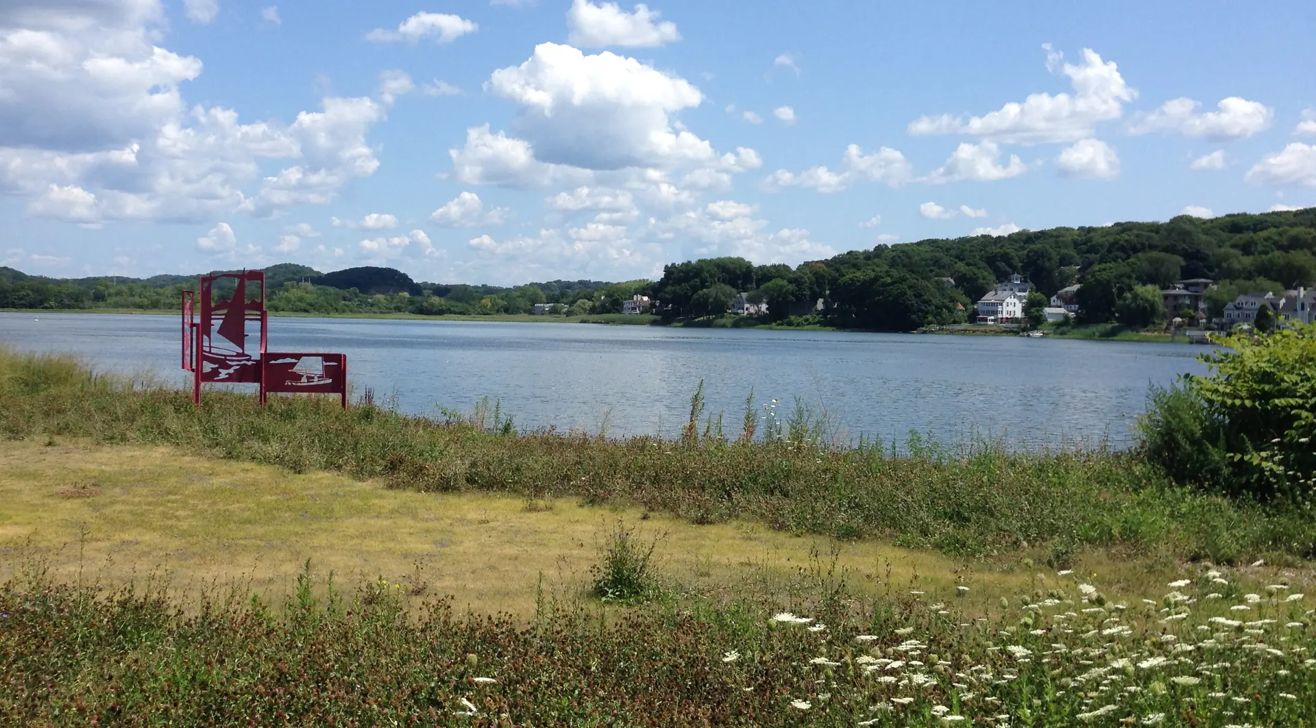 The Quinnipiac River in New Haven, Connecticut