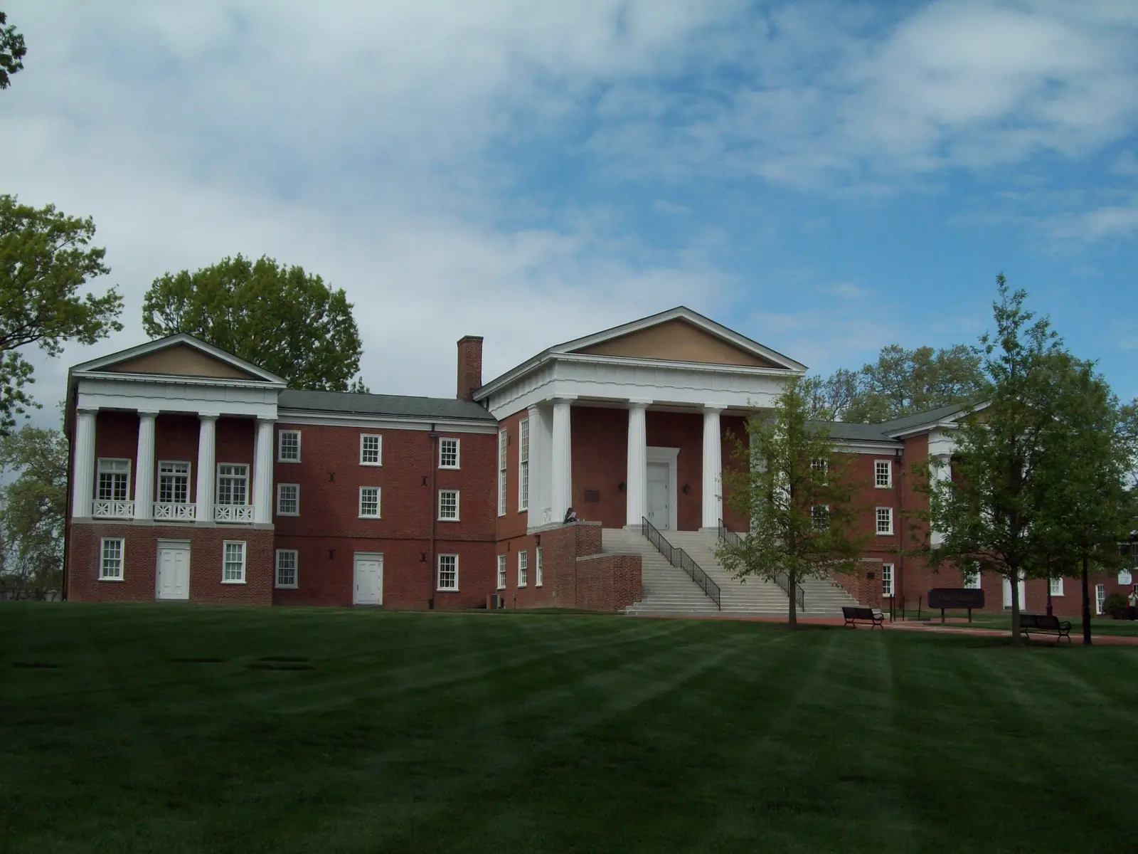 Old College at the University of Delaware in Newark