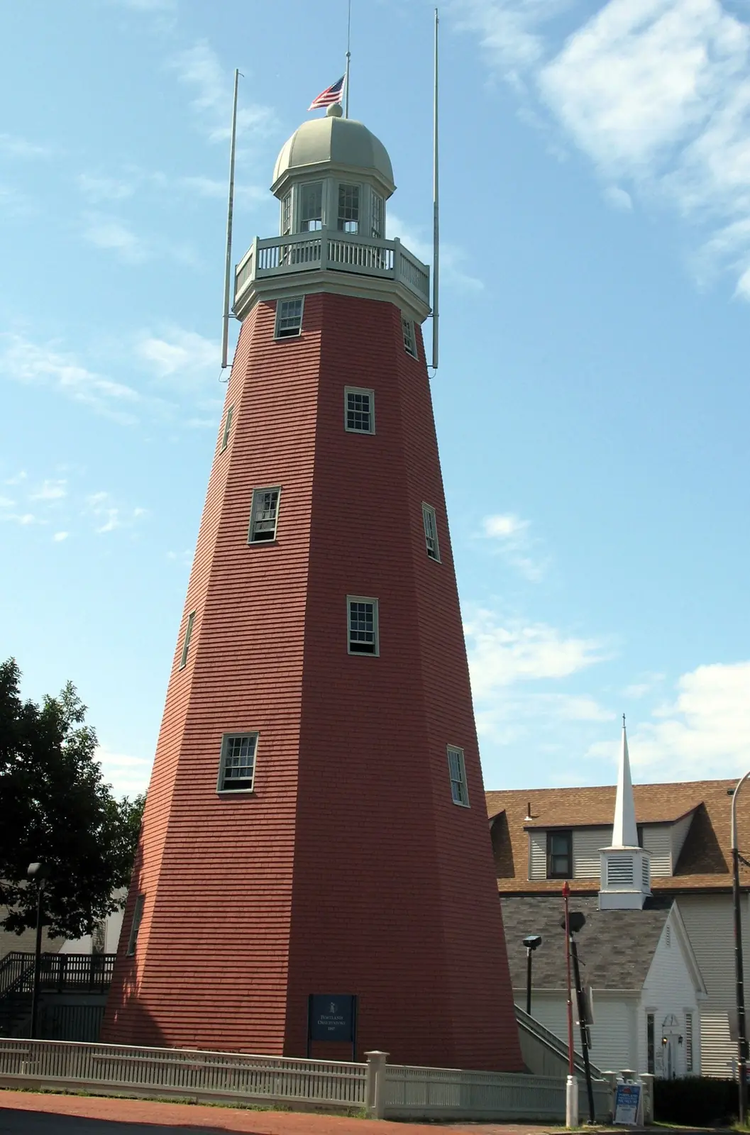The Portland Observatory on Munjoy Hill, Portland, Maine
