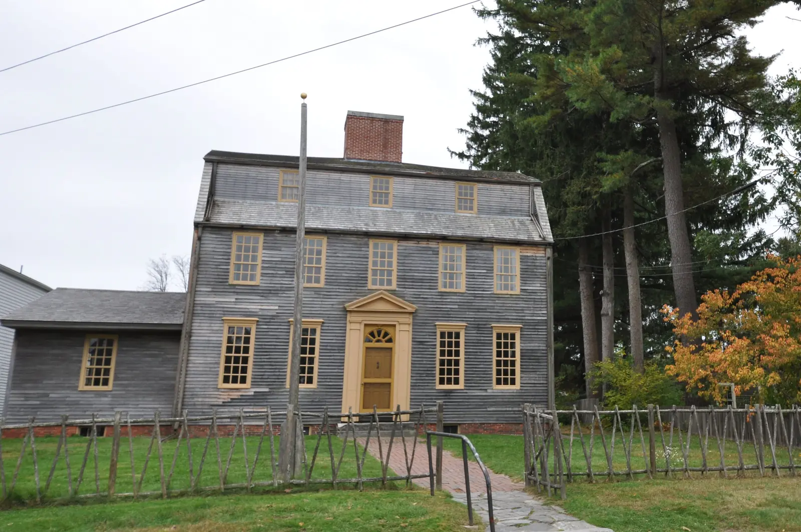 The Tate House, a 1755 colonial home in Stroudwater, Portland, Maine