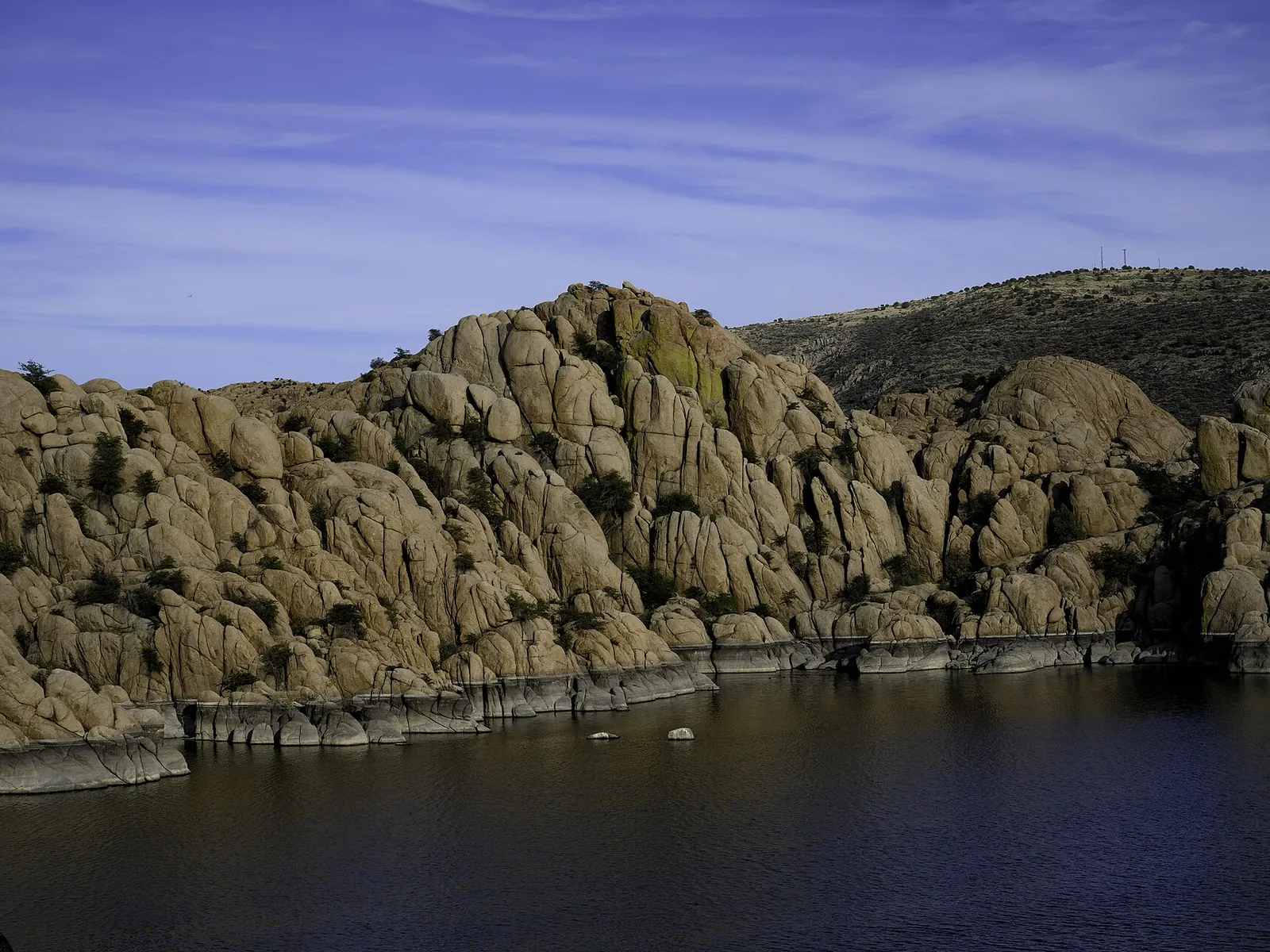 Granite boulders of the Granite Dells along Watson Lake near Prescott, Arizona