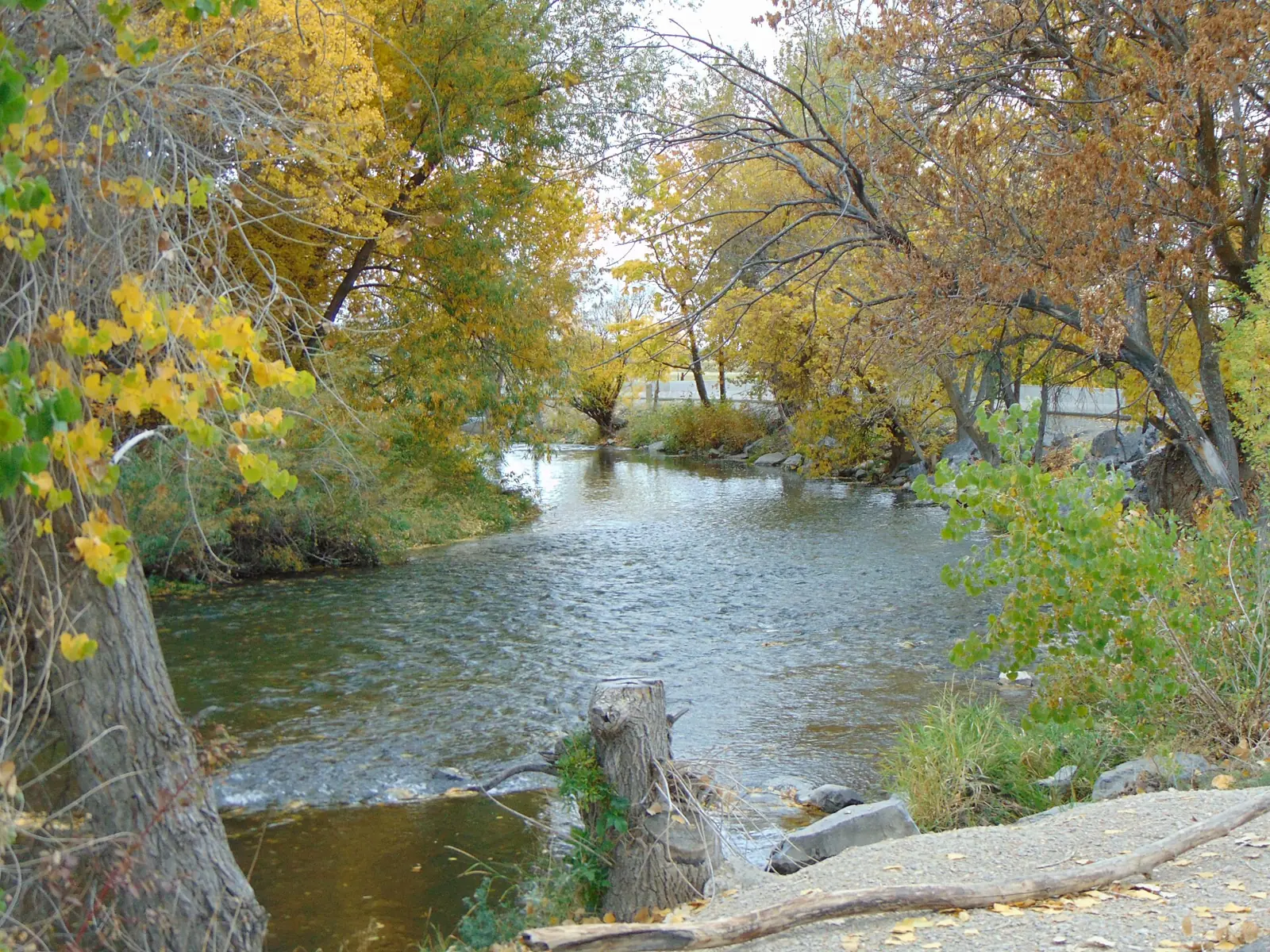 The Provo River corridor below the north foothills of Provo