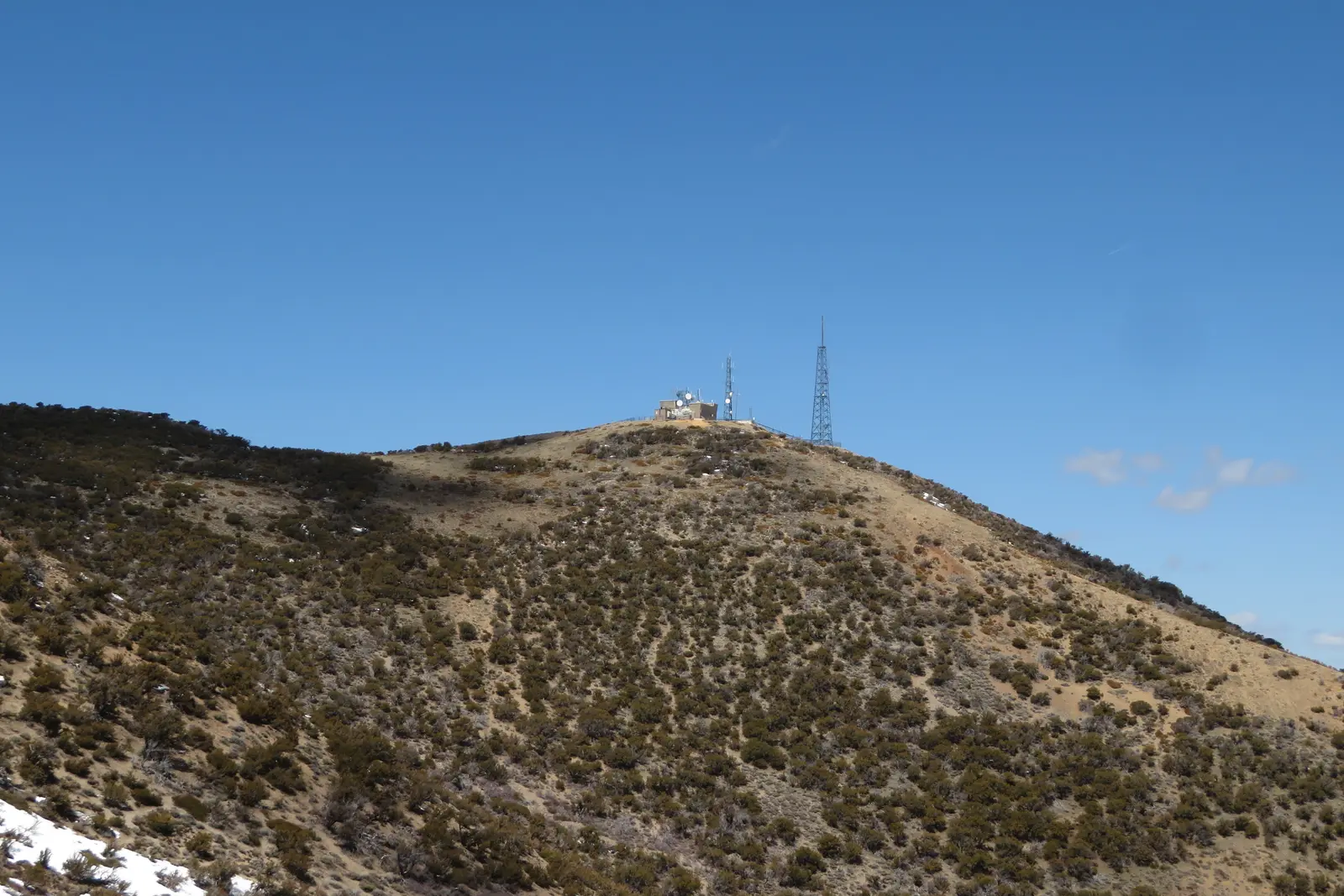 The western foothills above Northwest Reno