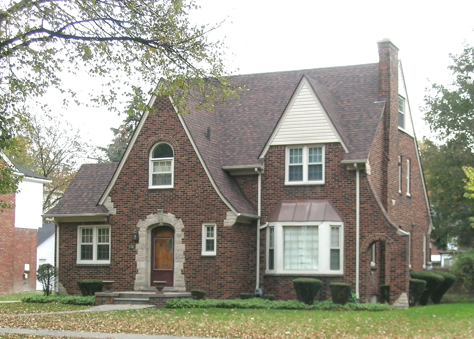 Brick homes in the Rosedale Park Historic District, Detroit