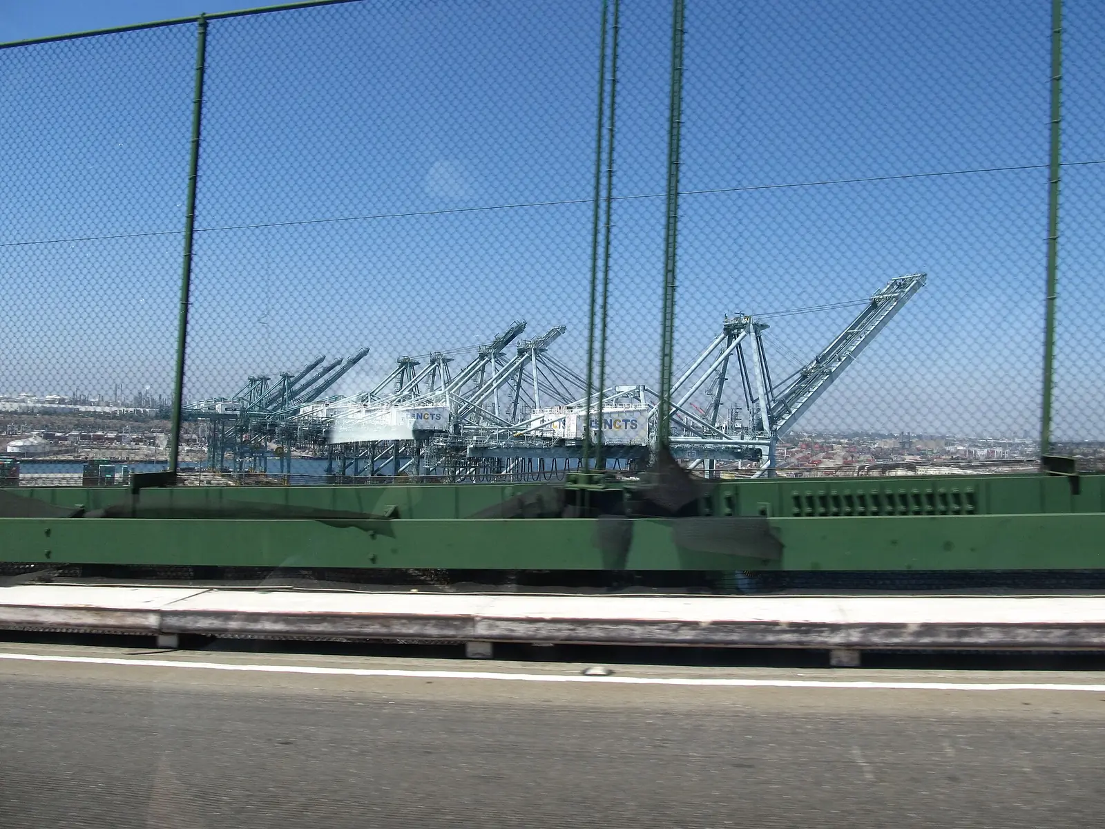 Cranes at the Port of Los Angeles in San Pedro