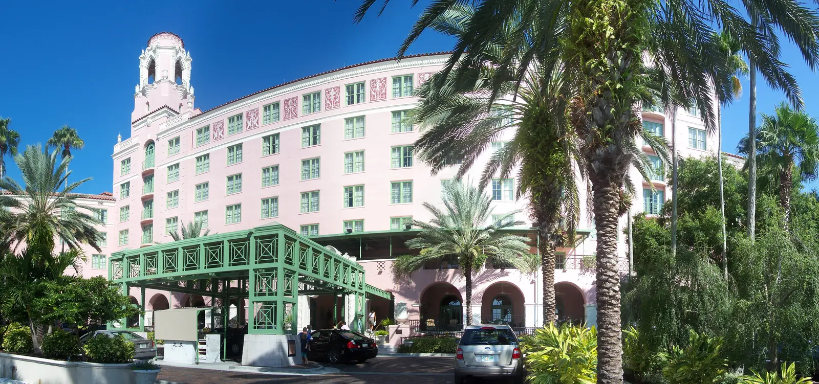 The historic Vinoy hotel on the St. Petersburg waterfront